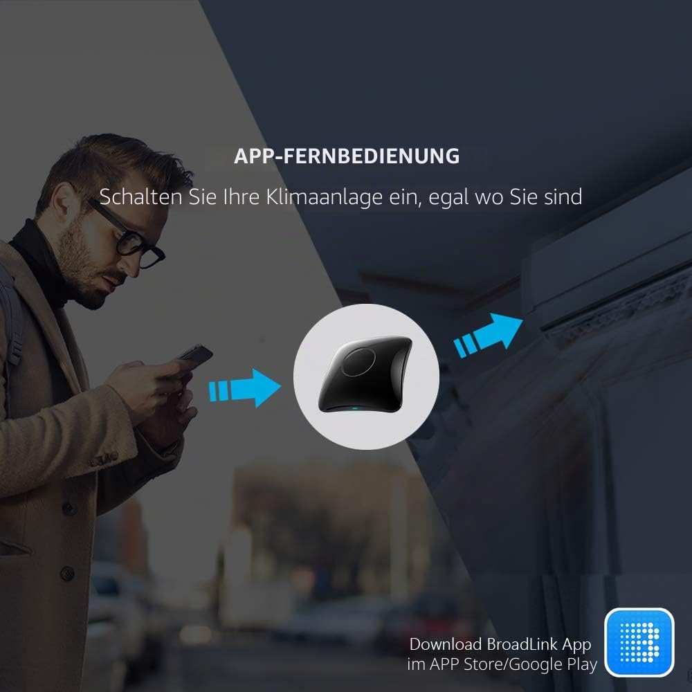 Broadlink RM4 Pro – WLAN IR/RF-Hub (Alexa & Google)