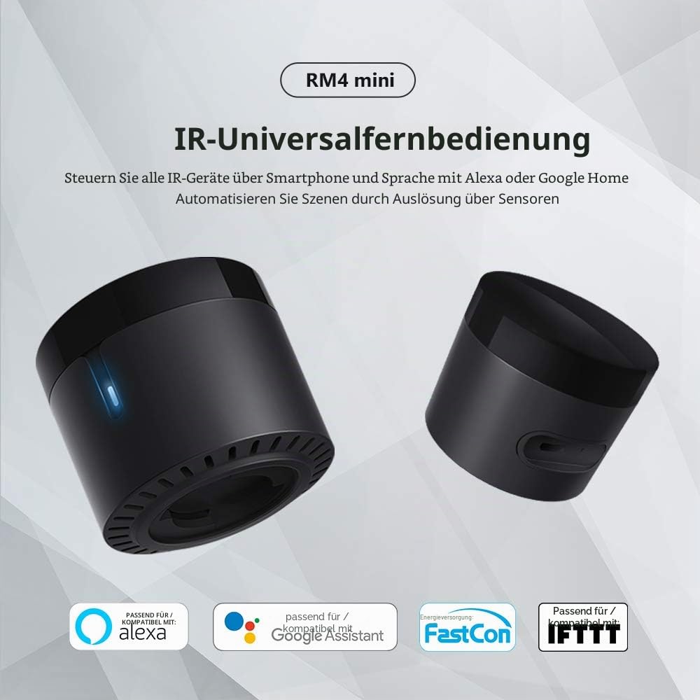 Broadlink RM4 Mini – WLAN IR-Blaster (Alexa & Google)