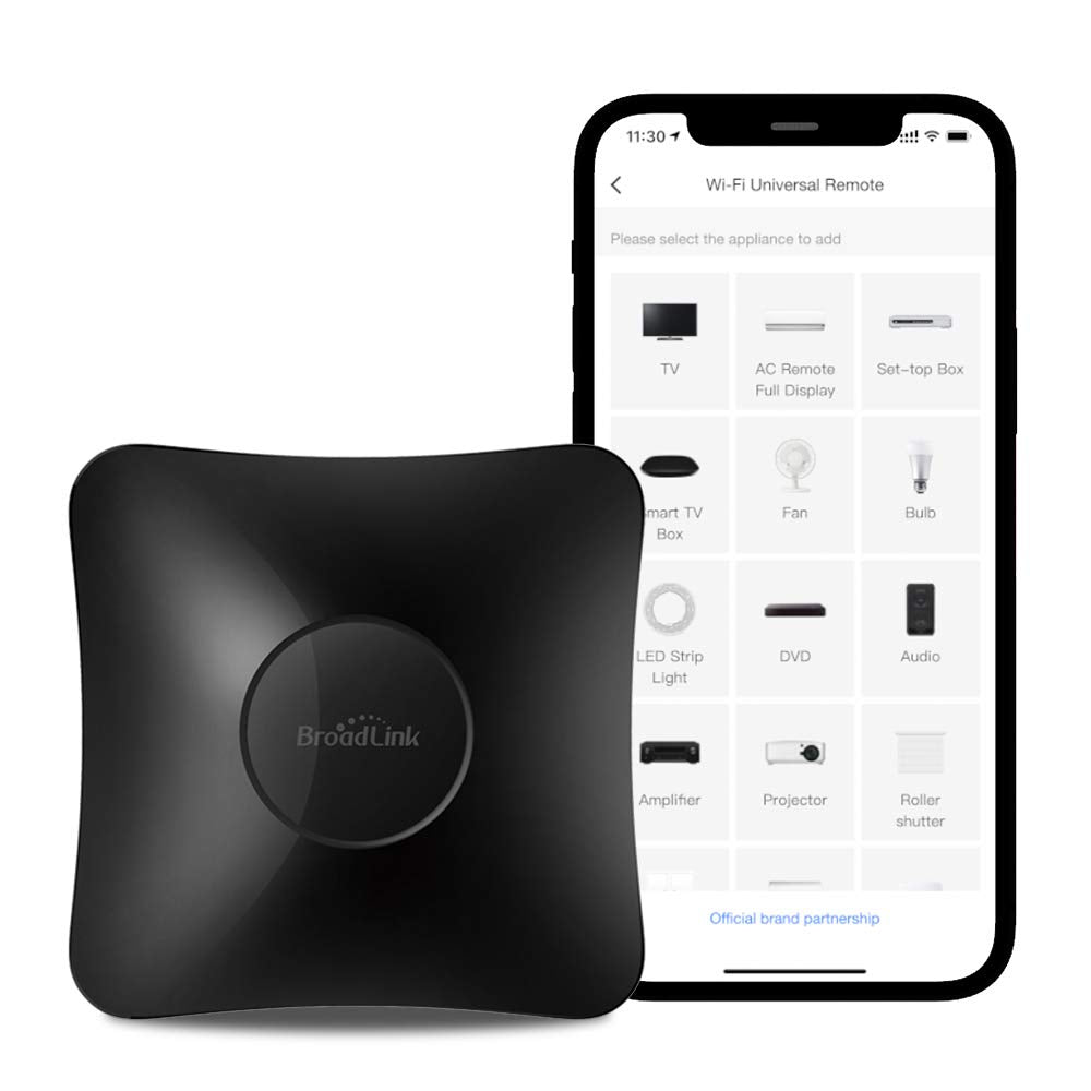 Broadlink RM4 Pro – WLAN IR/RF-Hub (Alexa & Google)