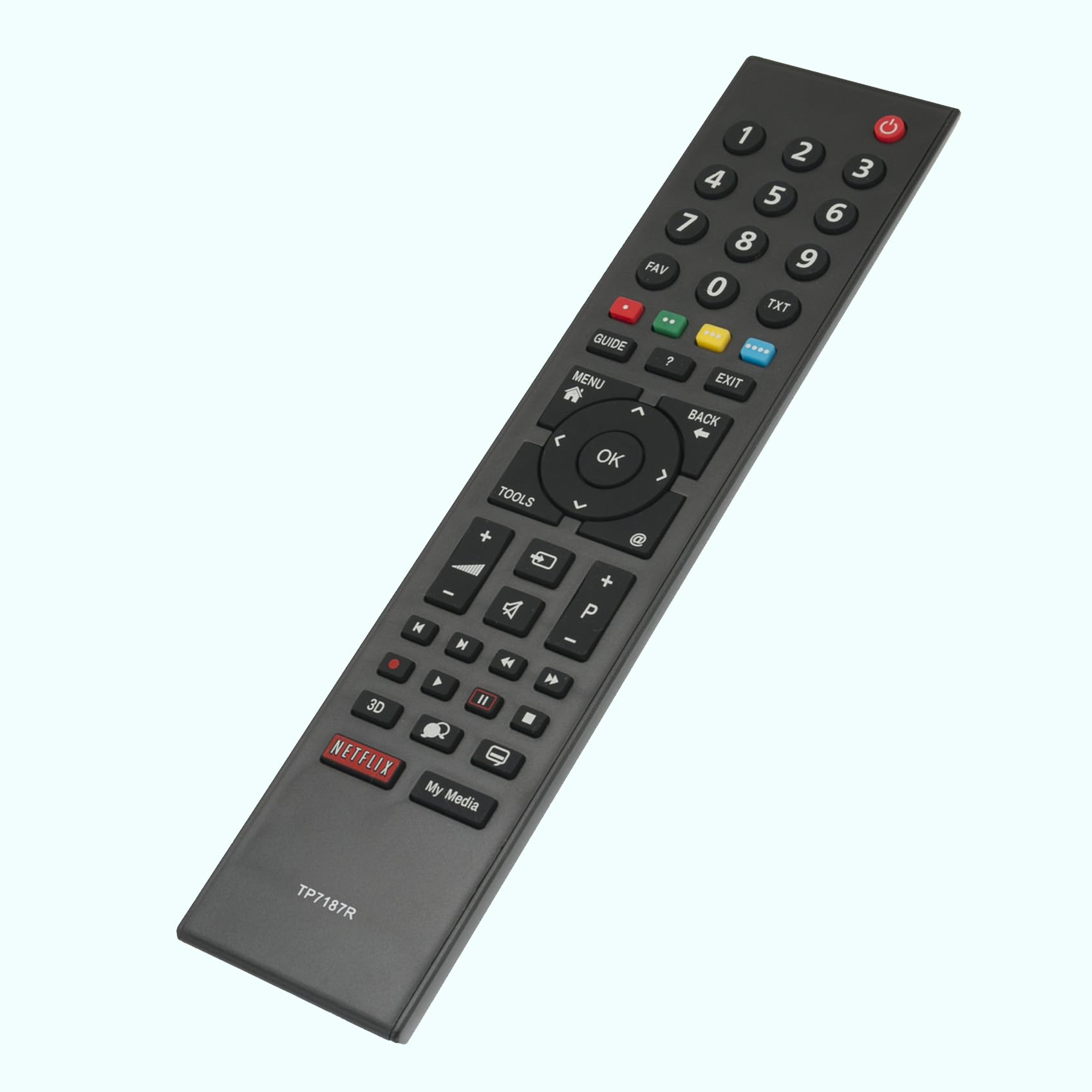 Ersatzfernbedienung für Grundig TV (TP7187R / TS1187R)