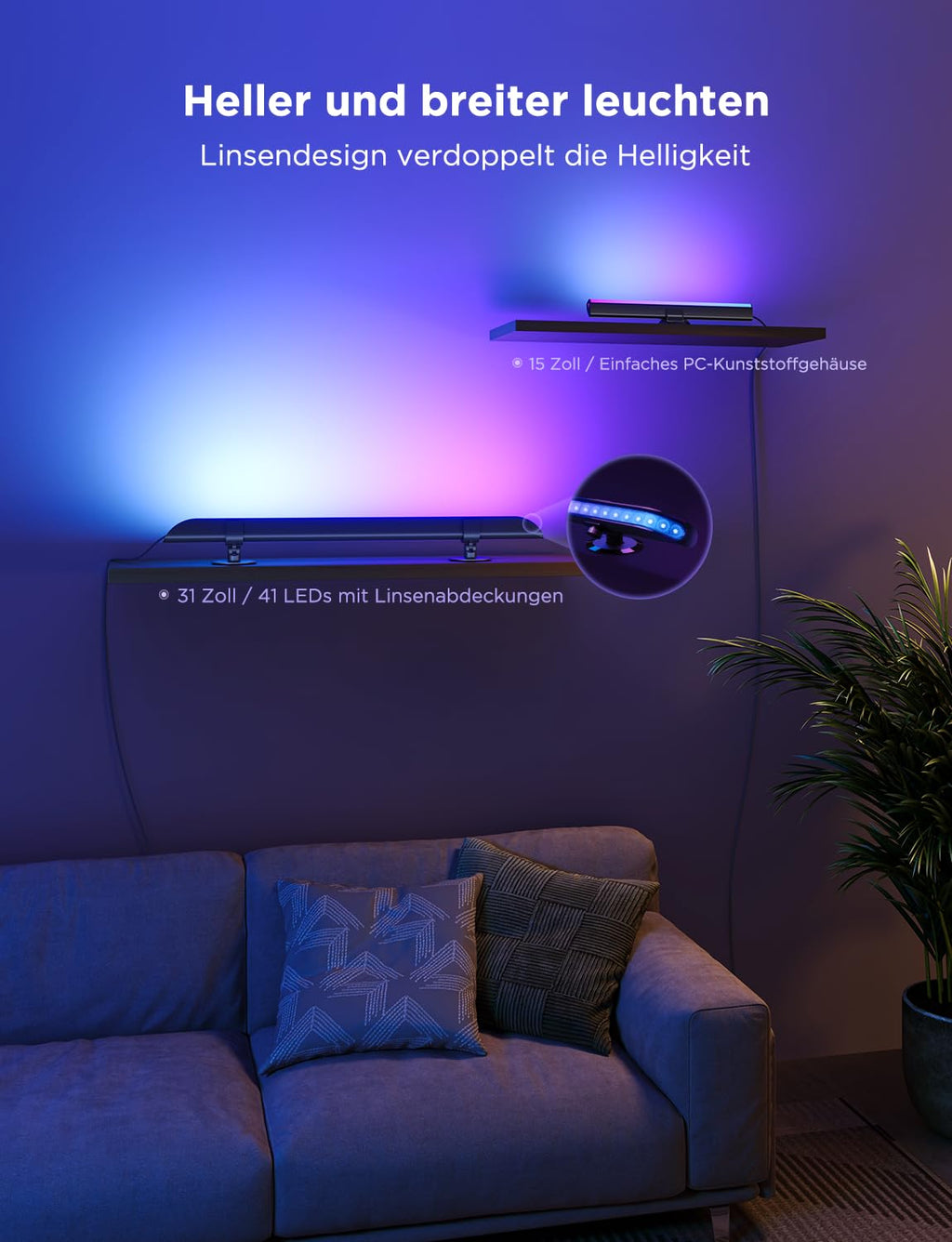 Govee Light Bars – Smarte LED-Lichtleisten für TV & Gaming