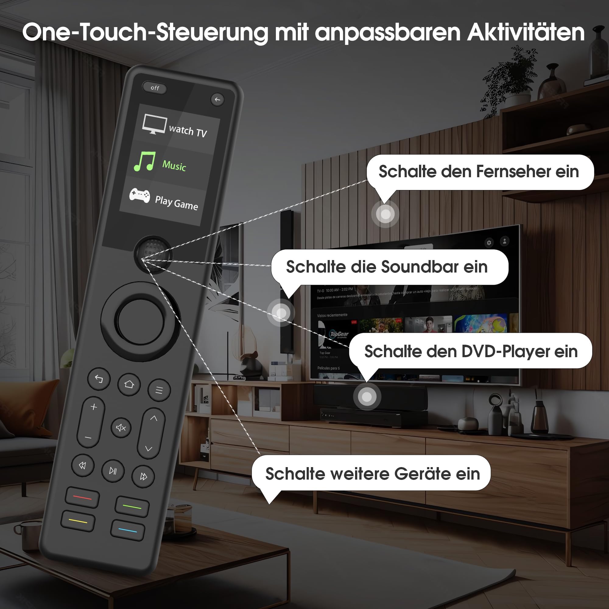 SofaBaton X1S – Smarte Universalfernbedienung mit Hub (Alexa & App)