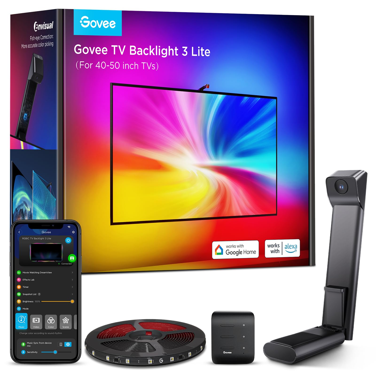 Govee TV-Hintergrundbeleuchtung mit Kamera-Sync (LED-Strip)