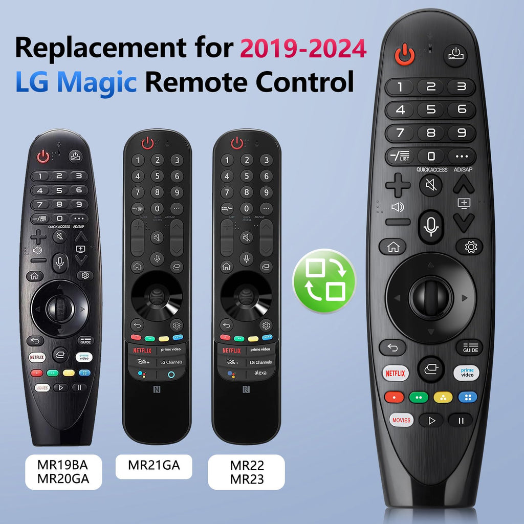 Ersatzfernbedienung für LG Magic Remote (AN-MR19BA / MR20GA / MR21GA)